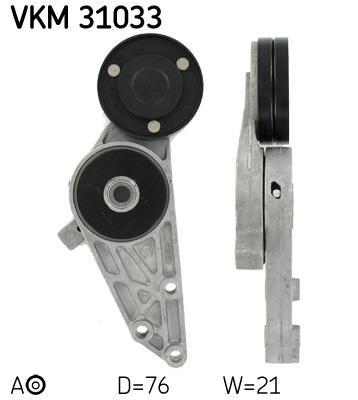 Rolo tensor da correia trapezoidal estriada SKF ref. VKM 31033